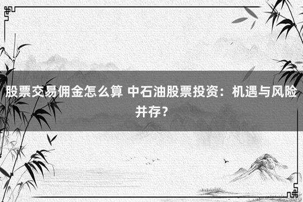 股票交易佣金怎么算 中石油股票投资：机遇与风险并存？