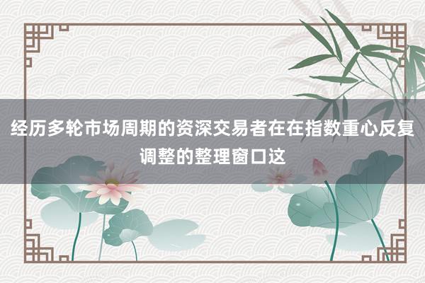 经历多轮市场周期的资深交易者在在指数重心反复调整的整理窗口这